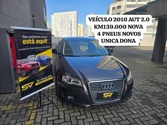 AUDI A3 2.0 TFSI SPORTBACK 16V GASOLINA 4P S-TRONIC AUDI A3 2.0 TFSI SPORTBACK 16V GASOLINA 4P S-TRONIC